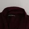 Bordeaux Cashmere Crown Cardigan Sweater - Image 8