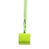 Yellow Green Bifold DG Logo Neck Strap Cardholder Wallet - Image 8