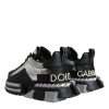 Black Silver SUPER KING Leather Sneaker Shoes - Image 4