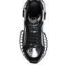Black Silver SUPER KING Leather Sneaker Shoes - Image 7