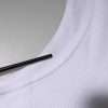 White Cotton Sleeveless Round Neck Tank T-shirt - Image 7
