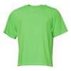 Green Logo Polyester Crew Neck T-shirt - Image 2