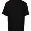 Black Logo Print Cotton Crew Neck T-shirt - Image 5