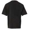 Gray Leopard Print Cotton Crew Neck T-shirt - Image 4