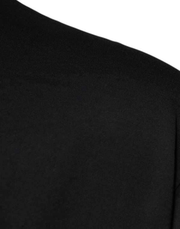 Black Logo Crew Neck Short Sleeves T-shirt - Image 4