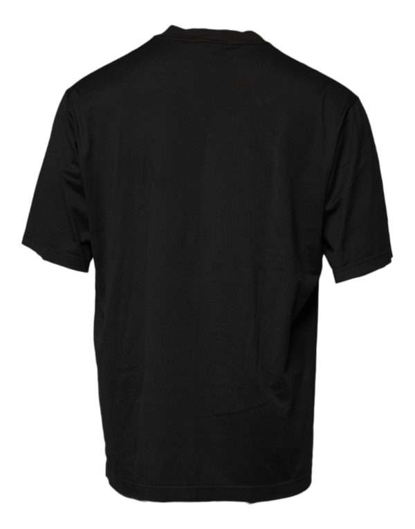 Black Logo Crew Neck Short Sleeves T-shirt - Image 5