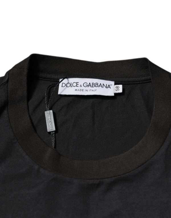 Black Logo Crew Neck Short Sleeves T-shirt - Image 6