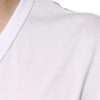 White Logo V-neck Short Sleeve T-shirt - Image 6
