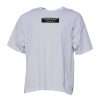 White Logo Print Cotton Crew Neck T-shirt - Image 2