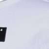 White Logo Print Cotton Crew Neck T-shirt - Image 3