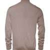 Beige Cashmere Turtleneck Pullover Sweater - Image 3