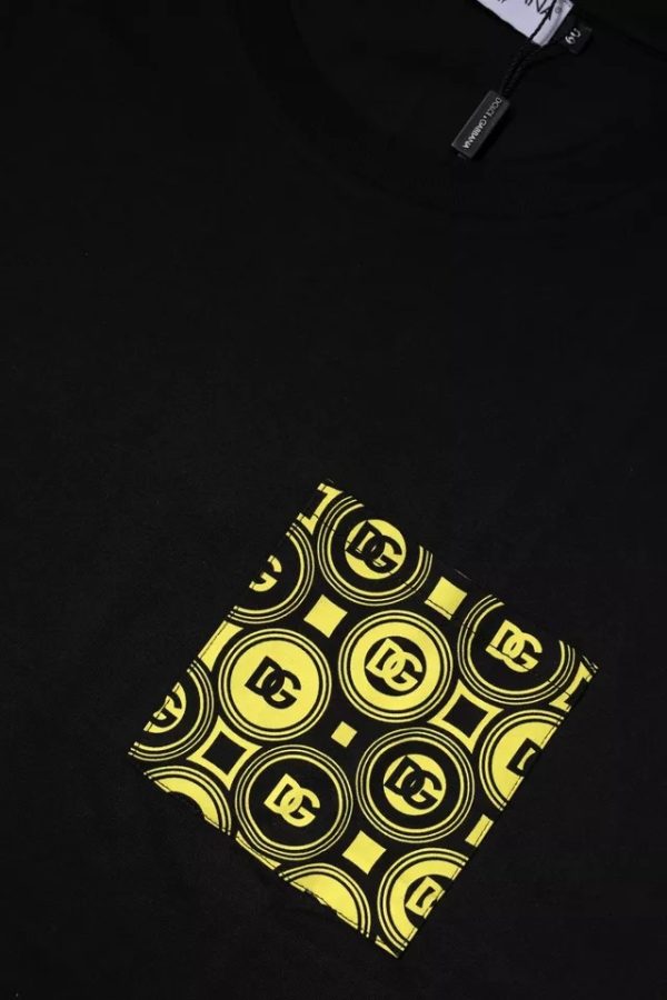 Black Logo Print Cotton Short Sleeve T-shirt - Image 8
