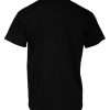 Black Cotton Logo Print Crew Neck Short Sleeves T-shirt - Image 3