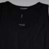 Black Cotton Sleeveless Round Neck Tank T-shirt - Image 5