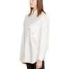 White Recycled Cotton Shirt - Image 3