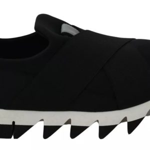 Black Shark Neoprene Stretch Sneakers Shoes