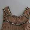 Brown Silk Sleeveless Shift Maxi Dress - Image 5