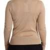 Beige Cashmere Silk Turtleneck Pullover Sweater - Image 5