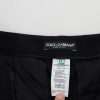 Black Virgin Wool Stretch Skinny Pants - Image 6