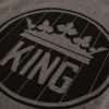 Gray Crown King Cotton Pullover Sweater - Image 3
