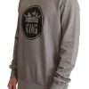 Gray Crown King Cotton Pullover Sweater - Image 5