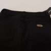 Black Cotton Stretch Skinny Denim Jeans - Image 6