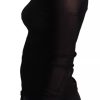 Black Turtleneck Form Fitting Pullover Sweater - Image 3