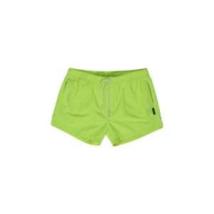 Yellow Polyester Swim Short