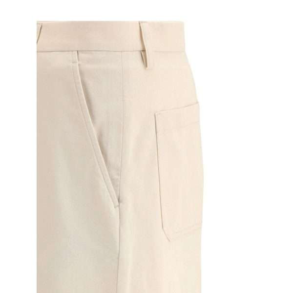 Wide leg cotton Pants - Image 3