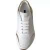 White Gold DAYMASTER Leather Sneakers Men Shoes - Image 5