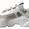 White Beige Leather Sport DAYMASTER Shoes Sneakers - Image 8