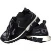 Black White Logo Sorrento Mens Sneakers Shoes - Image 7