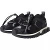 Black White Logo Sorrento Mens Sneakers Shoes - Image 8
