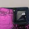 Purple Leopard Cotton Slim Fit Denim Jeans - Image 3