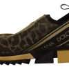 Gold Glitter Leopard Sorrento Sneakers Shoes - Image 4