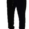 Black Cotton Skinny Jogger Sweatpants Pants - Image 5