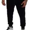 Black Cotton Skinny Jogger Sweatpants Pants - Image 2