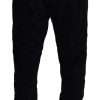 Black Cotton Skinny Jogger Sweatpants Pants - Image 4