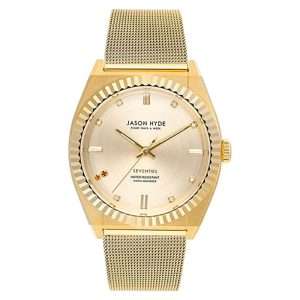 Gold Steel Watch
