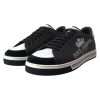 Black Leather Crown Milano Sneakers Shoes - Image 2