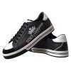 Black Leather Crown Milano Sneakers Shoes - Image 7