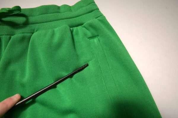 Green Cotton Blend Men Bermuda Shorts - Image 3