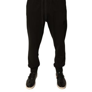 Black Cotton Jogger Men Sweatpants Pants