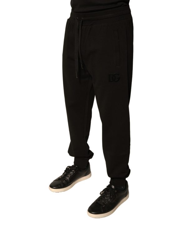 Black Cotton Jogger Men Sweatpants Pants - Image 3