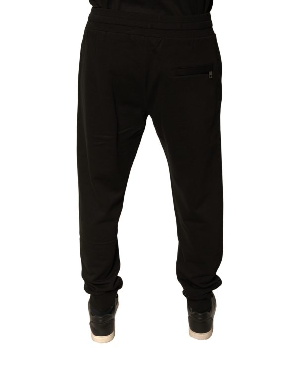 Black Cotton Jogger Men Sweatpants Pants - Image 4