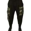 Black Camouflage Cotton Jogger Cargo Pants - Image 2