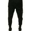 Black Cotton Jogger Cargo Sweatpants Pants - Image 4