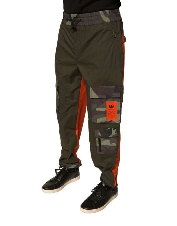 Multicolor Camouflage Jogger Cargo Pants - Image 3