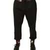 Black Camouflage Wool Jogger Sweatpants Pants - Image 2