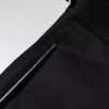 Black Cotton Tapered Formal Dress Pants - Image 6